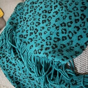 Leopard print scarf